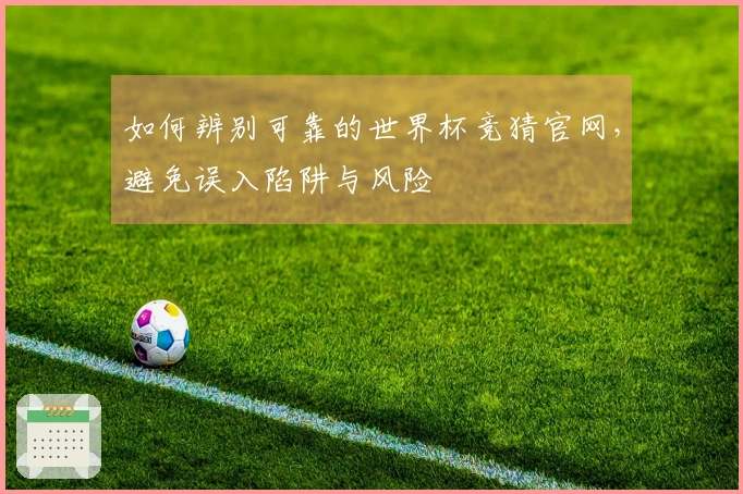 如何辨别可靠的世界杯竞猜官网,避免误入陷阱与风险